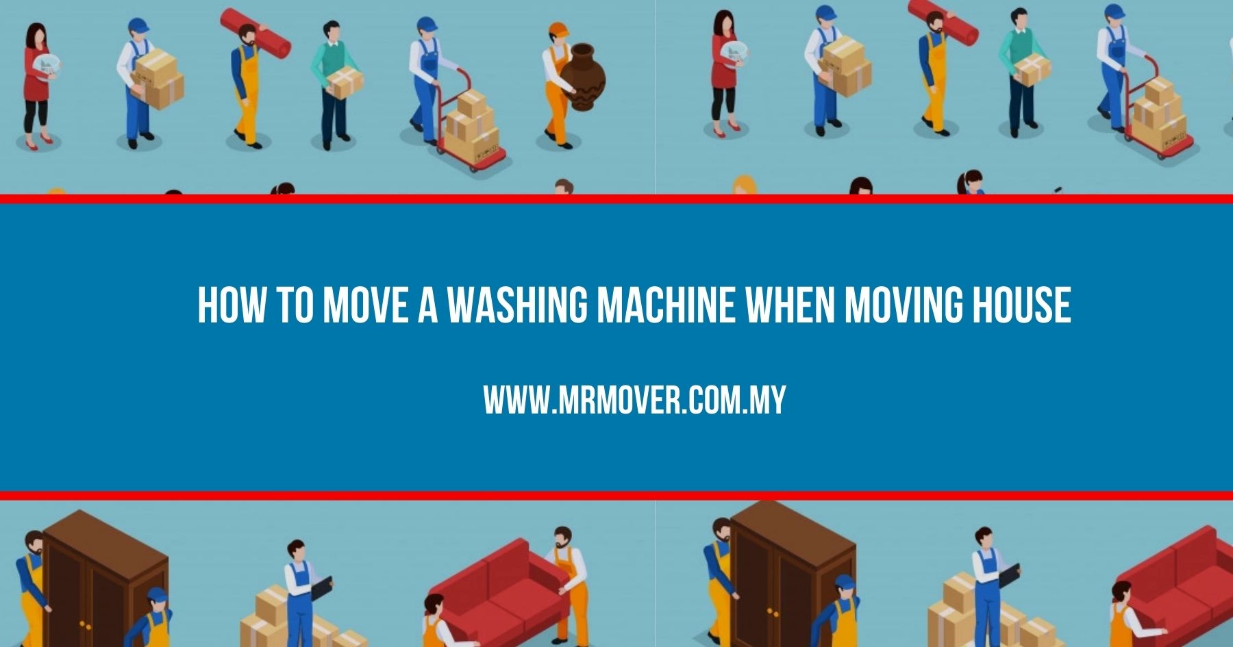 How To Move a Washing Machine When Moving House